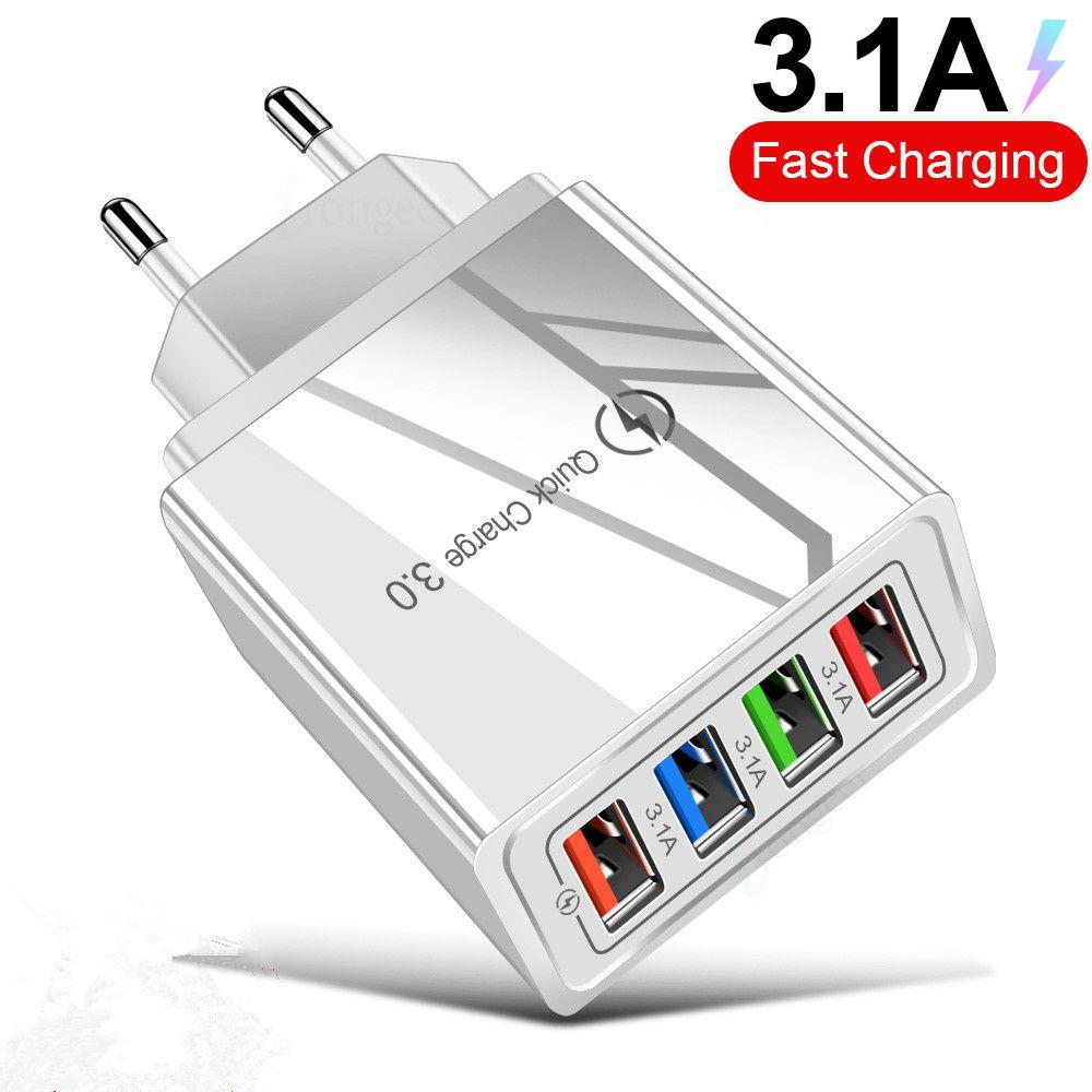 EU/US Plug USB Charger Quick Charge 3.0 For Phone Adapter