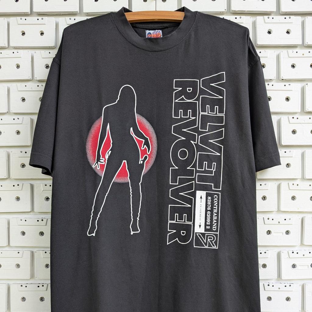 Винтажная футболка с тура Velvet Revolver 2005 года Хард-рок Альтернативный Металл Мерч Группы Футболка L