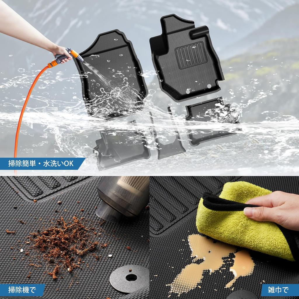 CARVANTA Fits Suzuki Jimny AT JB64W / JB74W Floor Mat XPE+TPE New Rubber Type