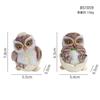 New Birds Figurine Desktop TV Stand Cabinet Creative Design Animals Statuary Decoration Family Of Four Owl Statue Home Ornament