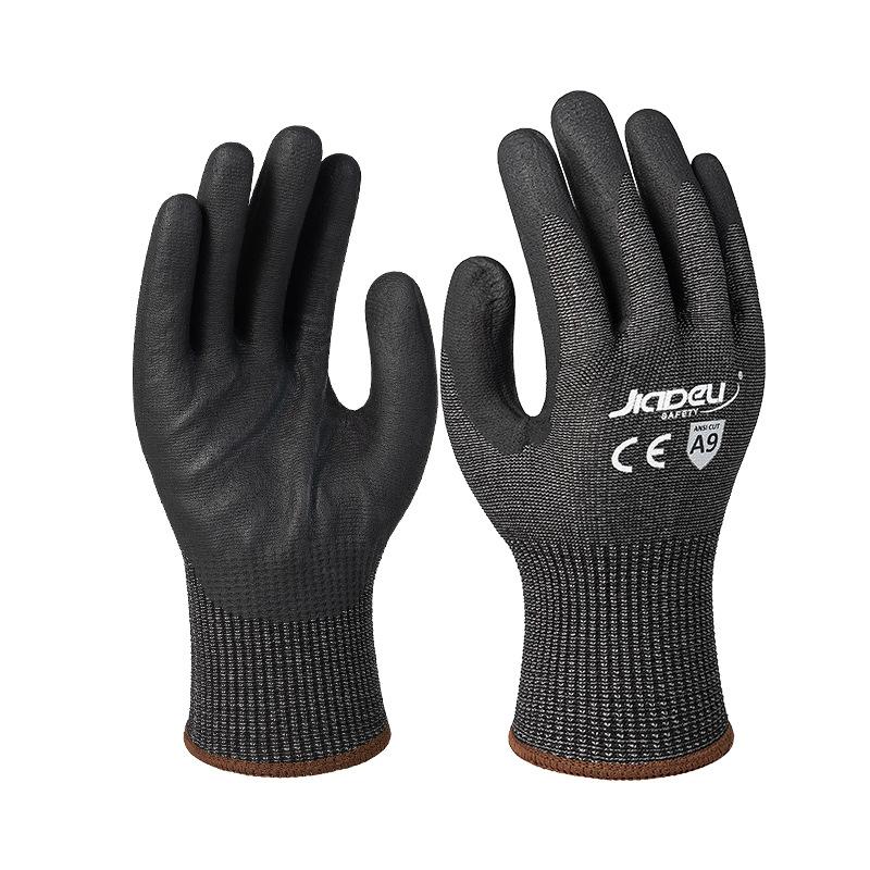 13G HPPE Cut Resistant Level 9Nitrile Foam Coated Abrasive Resistant Safety Industrial Work Gloves