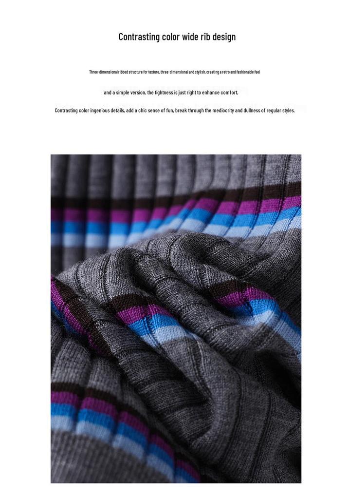 Leka Sha 100% Pure Wool Round Neck Long Sleeve Base Layer Pullover