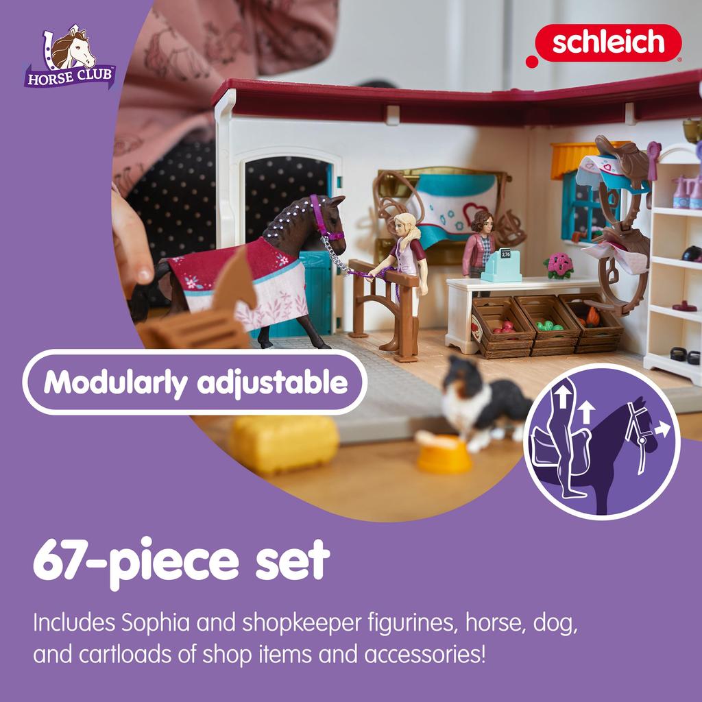 [Amazon.co.jp Exclusive] Schleich Horse Club Riding Shop 42568
