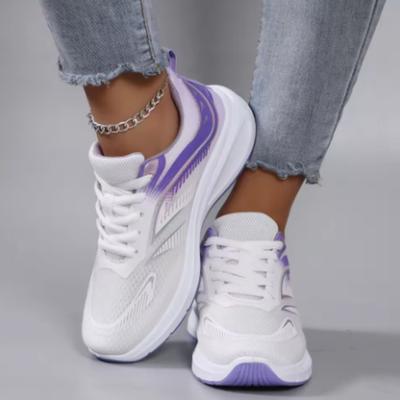 Весенняя новая женская дышащая спортивная обувь, модная легкая нескользящая повседневная спортивная обувь, износостойкая плоская обувь