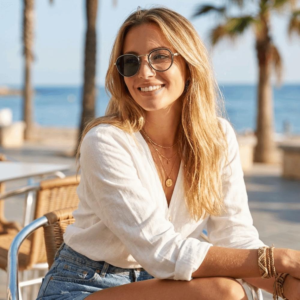 Changeable Color Lenses Retro Sunglasses Plastic Alloy Frame Vintage Sunglasses Anti-UV Lens Round Punk Fashion Shades Fashion