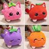 Fruit Cat Plushie Strawberry Cat Stuffed Animal With Pp Cotton Filling For Kids Play