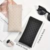 Pouch Glasses Case Portable Squeeze Top Sunglass Case Leather Soft Sunglasses Cases Easy To Use Eyeglasses Box