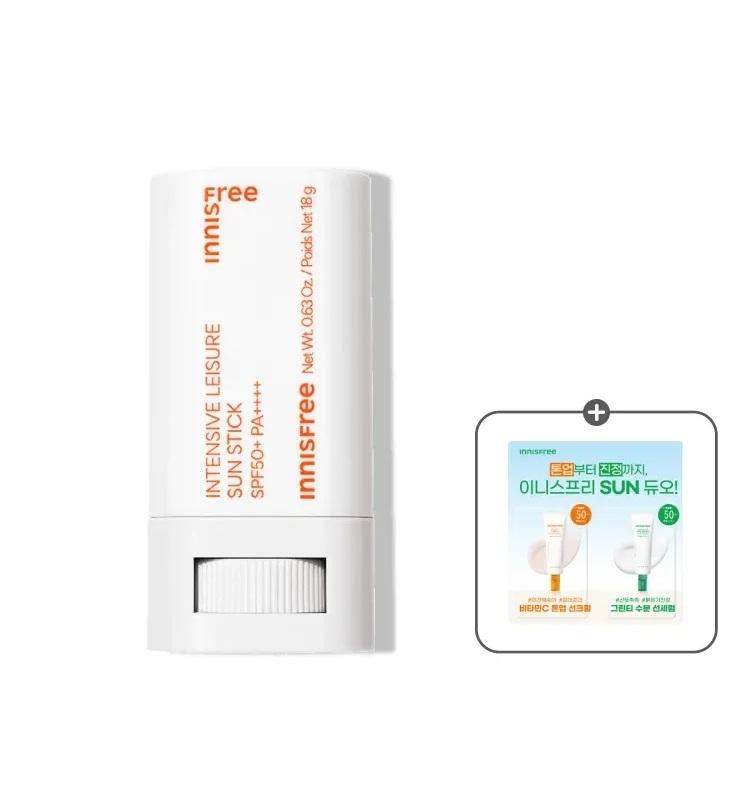 Innisfree Intensive Leisure Sunscreen Stick SPF50+ PA++++ UV Protection Sun Stick 18g