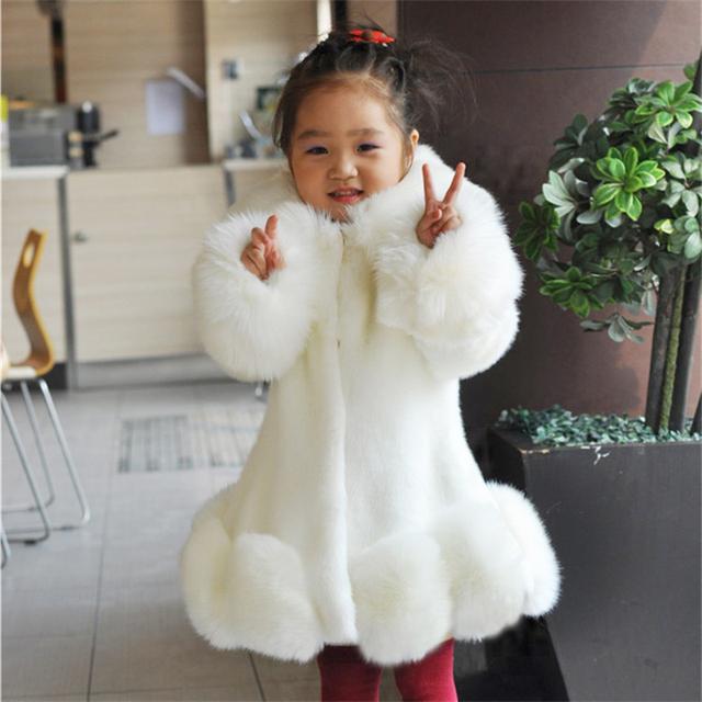 Girls Baby's Kids Coat Jacket Outwear Warm Plus Velvet Thicken Outdoor Fleece Children's Cloth