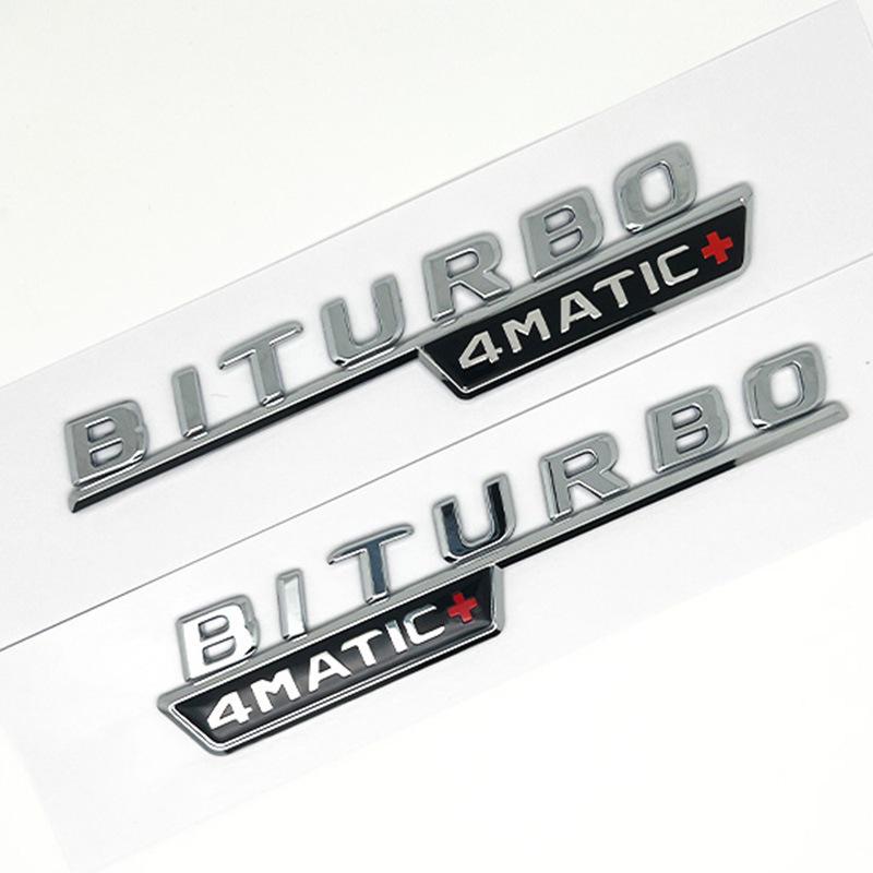 Наклейка на крыло Mercedes BITURBO 4MATIC Боковой шильдик