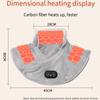 Electric Heating Shoulder Neck Pad Massager USB Cervical Brace Wrap Thermal Compress Relieve Pain Fatigue Warm Back Brace Tool