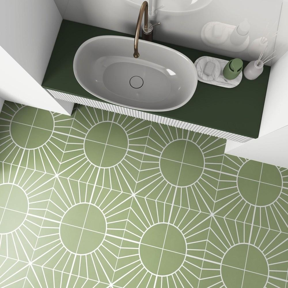 10Pcs Self-Adhesive Wall Tile Sticker Matte Backsplash Tile Sticker Home Renovation