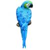 Resin Decor Craft Decoration Simulation Parrot Bird Sculpture Wall Hanging Garden Decoration