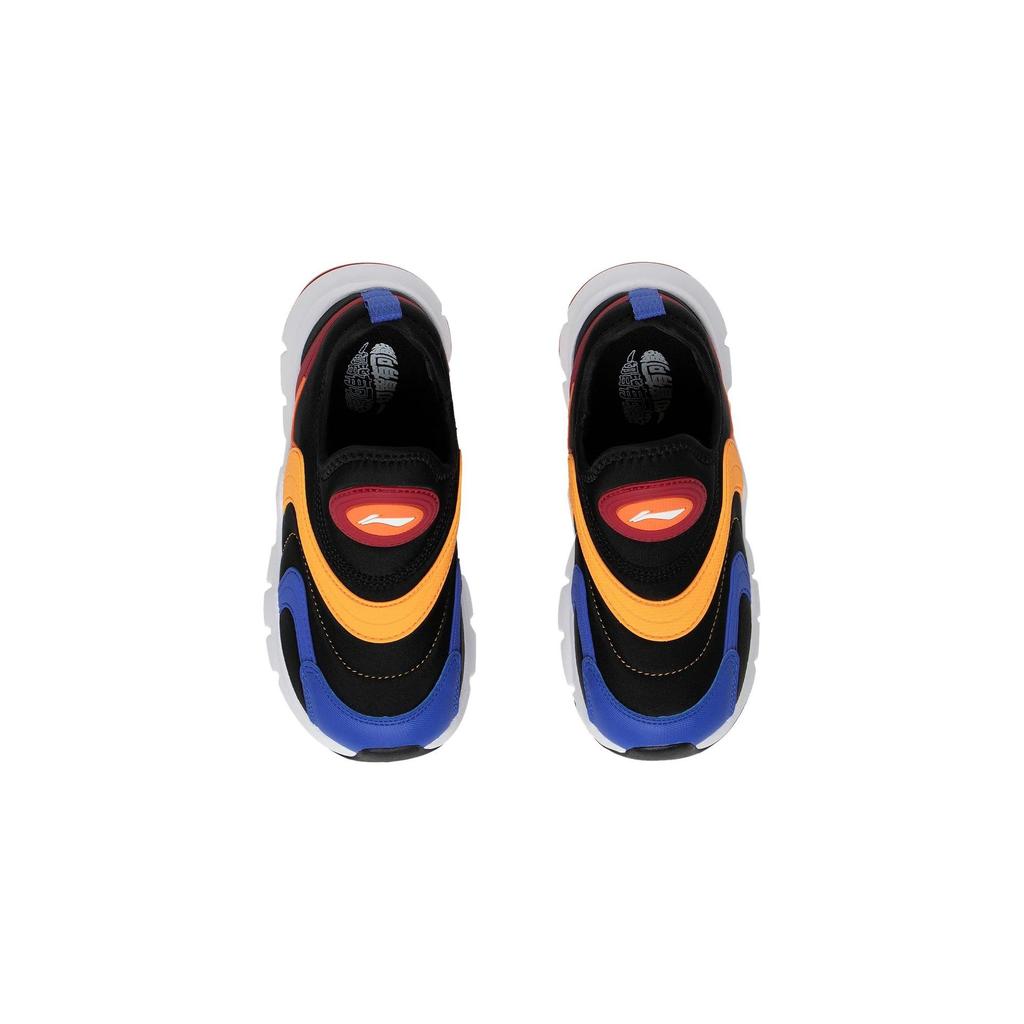 Li Ning Kids Q Cloud 1.5 Удобная универсальная нескользящая износостойкая повседневная обувь Детская повседневная обувь Черный Синий Оранжевый YKNT018-1