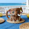 Стаканчик для мороженого Удобный держатель для мороженого Mammoth со встроенной канавкой для ложки Подходит для стандартных стаканчиков для мороженого Подарок для любителей мороженого