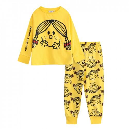 Mr Men & Little Miss Girls Long-Sleeved Long Pyjama Set