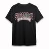 Женская оверсайз футболка с графикой SYCAMORE BASEBALL Унисекс Черная хлопковая футболка
