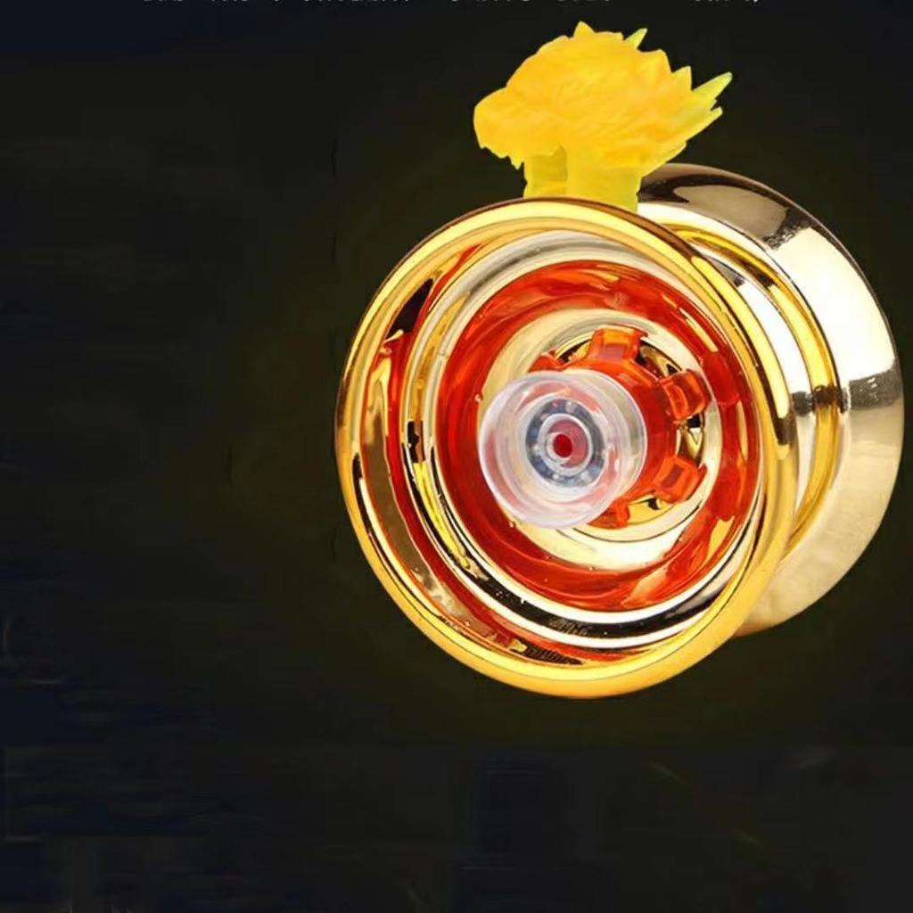 Йо-йо 1 шт. высококачественный профессиональный сплав материал детская ручная тяга линия игрушка простая в использовании