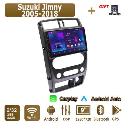 Android Carplay автомобильное радио для Suzuki Jimny 2005-2018 мультимедийный проигрыватель головное устройство стерео GPS навигация BT WIFI 2+32 ГБ
