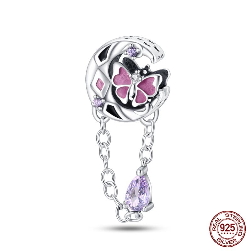 Оригинальные бусины-шармы серии Magic Color Chameleon Luminous из стерлингового серебра 925 пробы, подходящие для браслета, сделай сам, ювелирные изделия, подарки