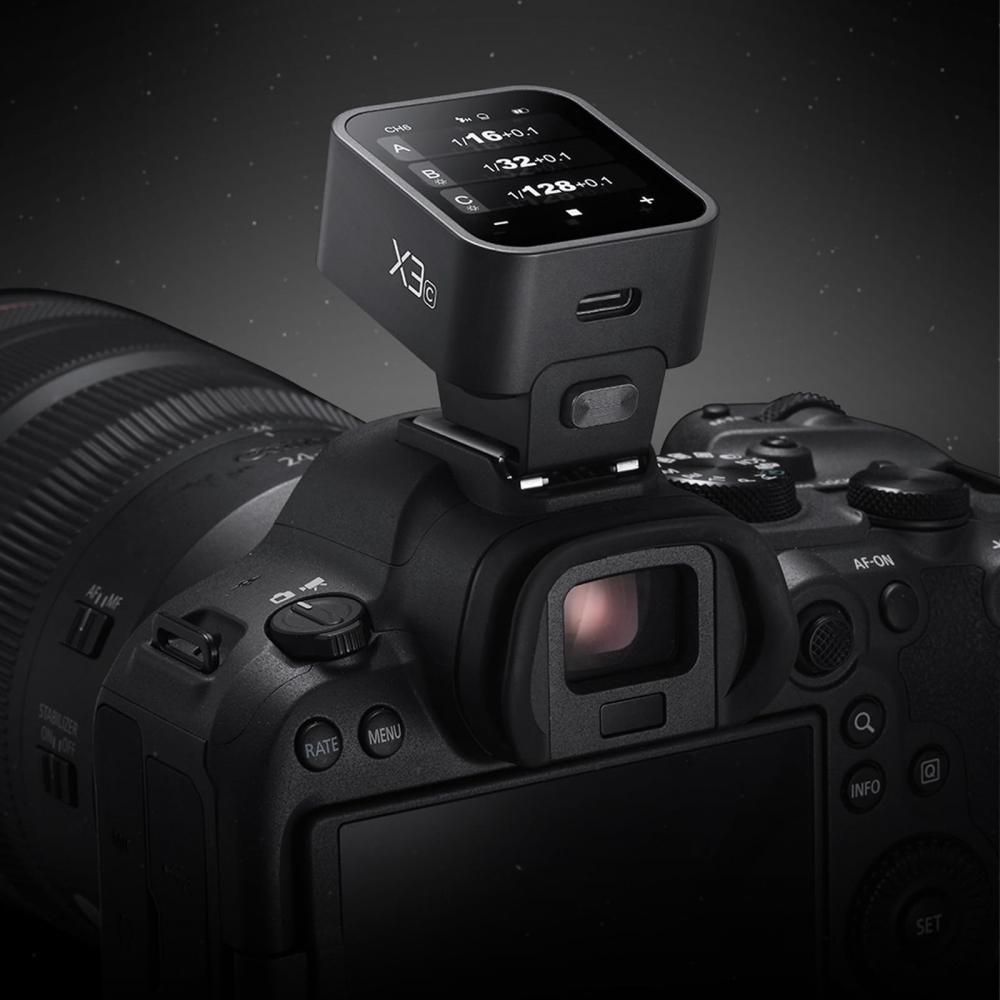 Godox Беспроводной триггер вспышки TTL для камеры Sony X3-S, передатчик вспышки с сенсорным экраном OLED, встроенный литий-ионный аккумулятор, поддержка быстрой зарядки, совместимость с GODOX