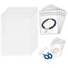 Dust-proof Clear PVC Jewelry Organizer Sealed Earring Holder Necklace Ring Packing Bag  Travel