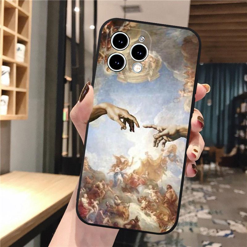 Renaissance Art Painting Phone Case For Iphone 15 14 Pro Max 13 12 11 Pro Max XSMax XR 12 13 Mini 14 Plus Shell