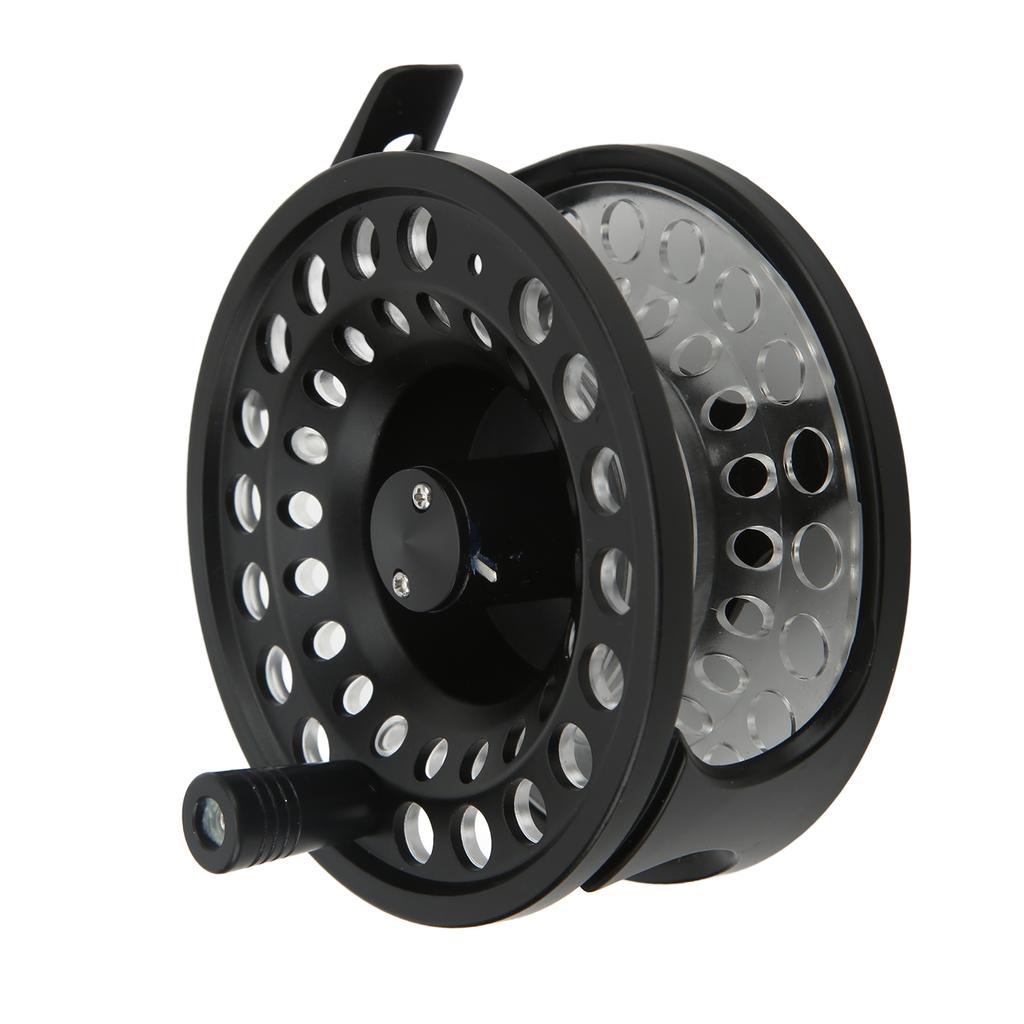 7 8 Fly Fishing Reel Aluminium Alloy Large Capacity Fishing Wheel for Right and Left Hand Outdoor Black