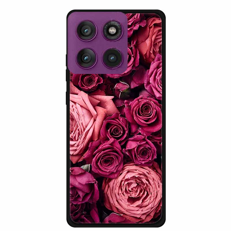 6.7" For Motorola Edge 60 Pro 5G Case Coque Shockproof Black Silicone TPU Soft Back Cover For Motorola Edge 60Pro Phone Case Bag