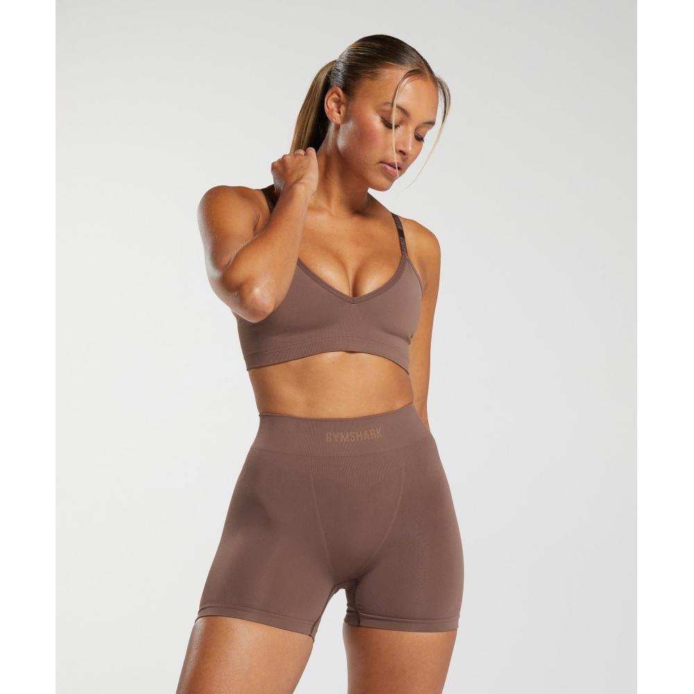 Gymshark Seamless Boxers Soft Brown B6a7i Nbzv