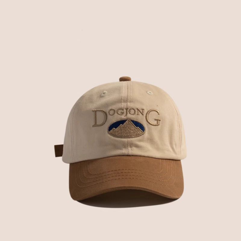 Spring Autumn Thin Kids Block Letter Embroidery Baseball Cap Stylish Boys Duckbill Hat