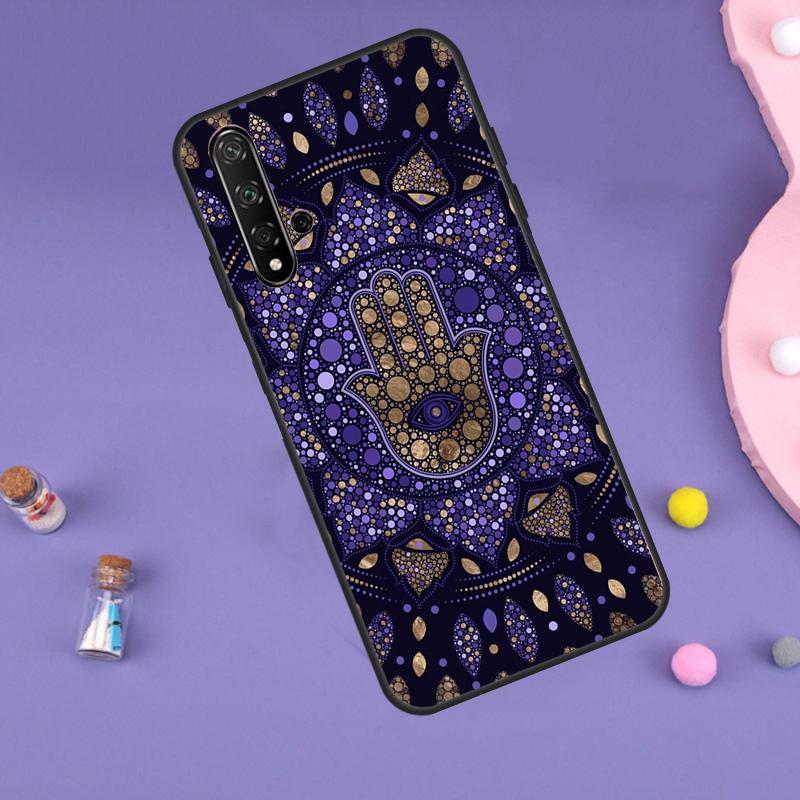 Hamsa Hand of Fatima Case For Huawei Nova 10 9 SE 11 Pro 11i 8i 7i 3i Y60 Y61 Y70 Y90 Y91 P20 P40 P30 Lite Cover