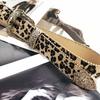 Субкультура Мужской и женский леопардовый принт Spice Girls ремень Женский мягкий ремень для волос Премиум ретро индивидуальность украшение Стиль тысячелетия