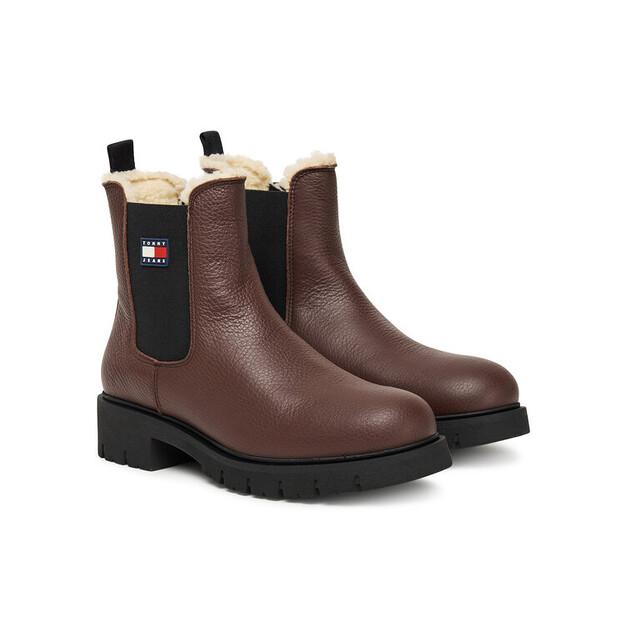 Tommy Jeans Chelsea Boots Tjw Chelsea Boot Wl EN0EN02826 Brown