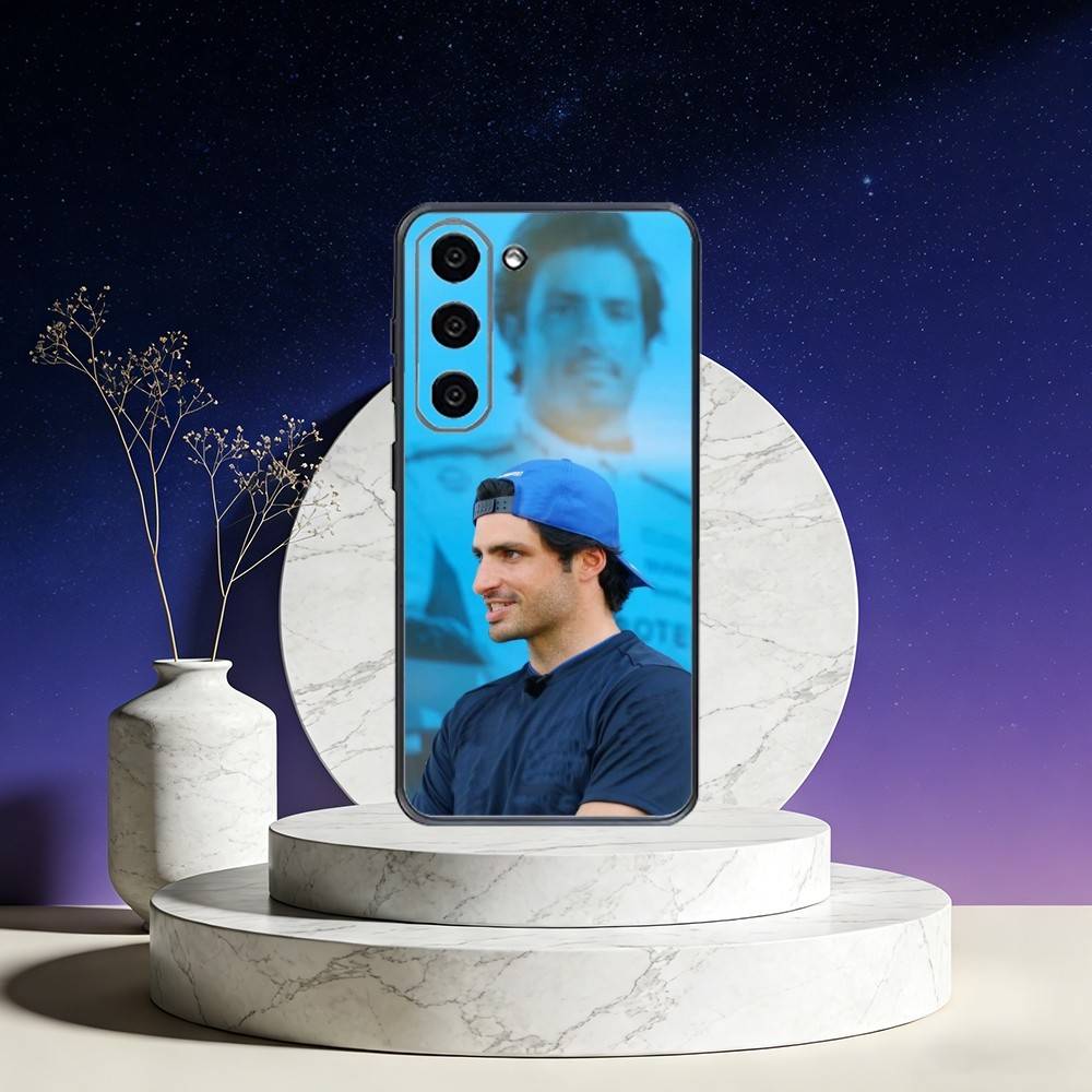 55 Chili C-Carlos S-Sainz Чехол для телефона Samsung Galaxy A73, A72, A71, A70, A53, A52, A51, Другие Мягкий Черный Чехол