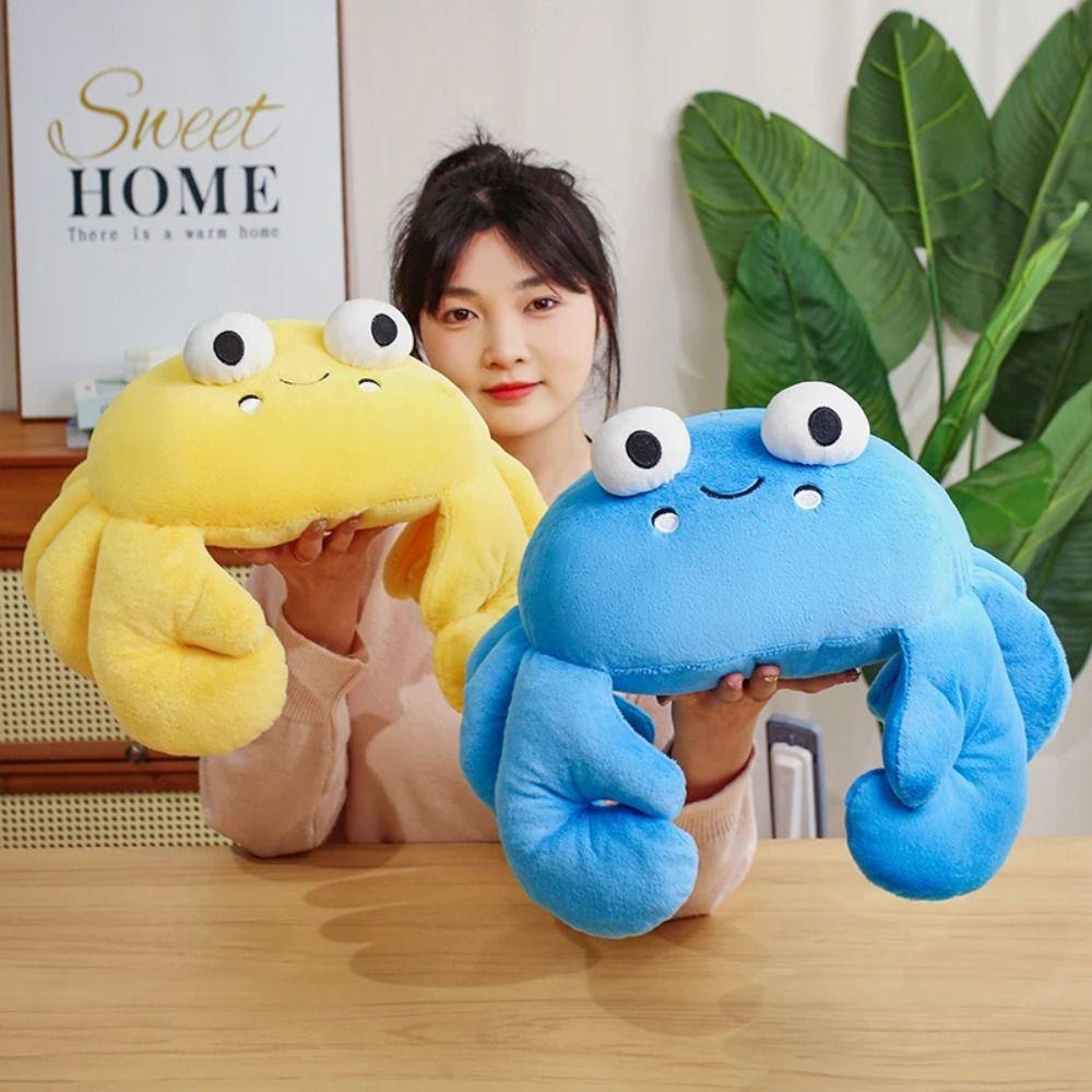 Simulation Animal Crab Dolls PP Cotton Sea Crab Plush Pendant Valentine's Birthday