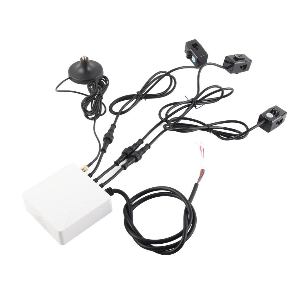 Умный WiFi измеритель мощности 3-фазный монитор энергии 100?240 В с 3 датчиками 80 А для дома