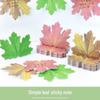 Maple Leaf Decorative Sticky Notes - Simulation Leaf Wishing Stickers