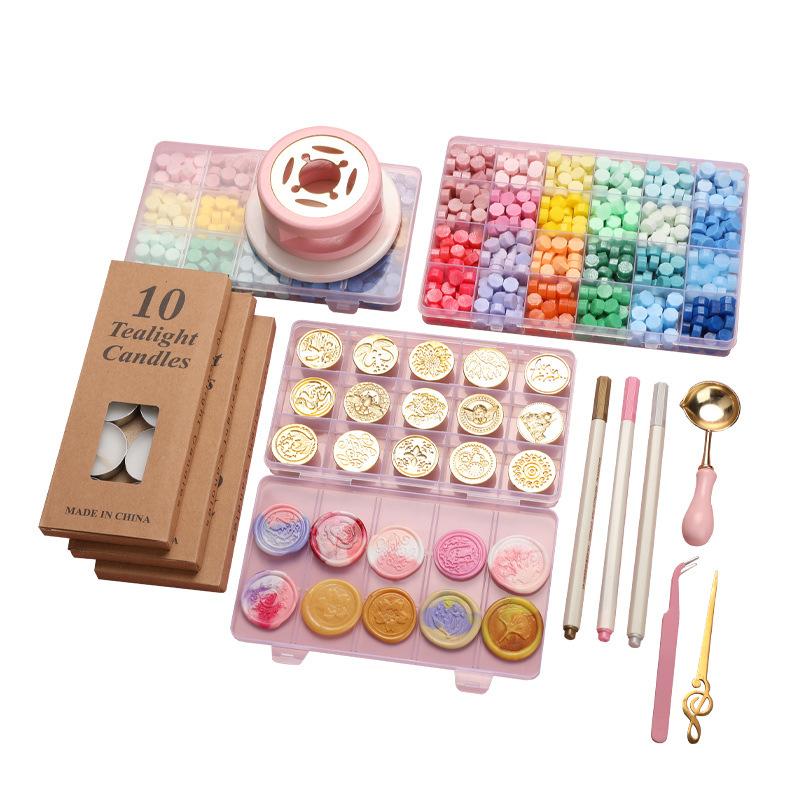 Сургучная печать, набор из 18 шт., лакированный штамп, сургуч, набор DIY, принадлежности для рукоделия, скрапбукинг, рождественские свадебные приглашения, украшения