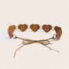 Trendy PU Leather Sash Waist Belt With Alloyed Clasp And Heart Design Perfect For Casual Outfits