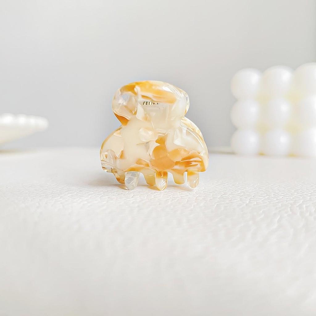 Корейская мини-заколка-краб с дофамином: Милые аксессуары для волос для женщин и детей