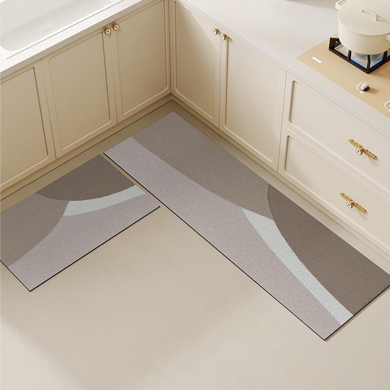 Коврики для кухни Wabi-Sabi Square: Впитывающие, нескользящие, мягкие, износостойкие, простые в уходе коврики из диатомовой грязи