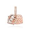 789402C01 Heart Mom Dangle Charm