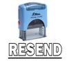 RESEND Self Inking Rubber Stamp Custom Shiny Office Стационарный штамп