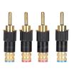 Preffair BA1410 Banana Plugs 24K Gold Plated Banana Plug HIFI Speaker для аудио- и видеоресиверов и звуковых систем