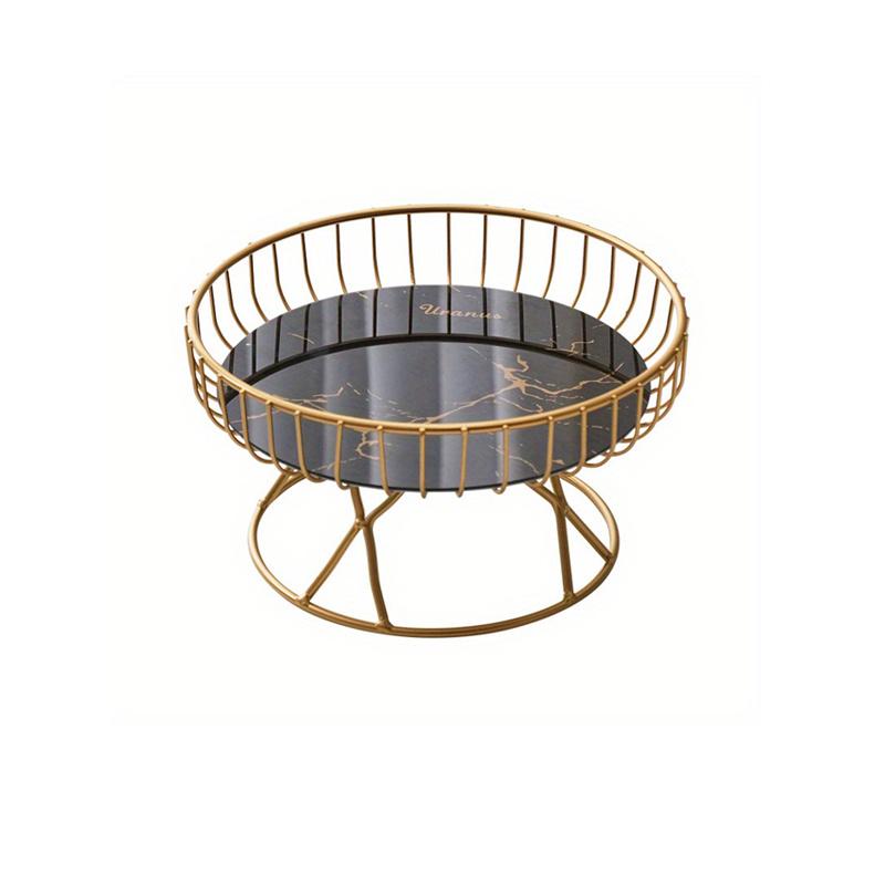 Легкая роскошная фруктовая тарелка, креативная домашняя корзина с фруктами для гостиной, подставка для конфет и десертов, поднос для закусок, праздничные принадлежности