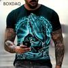 Christianity Pray T-Shirts For Men's Fashion 3D Printing T Shirt Casual O-Neck Oversized Short Sleeve Tops Vintage Clothes