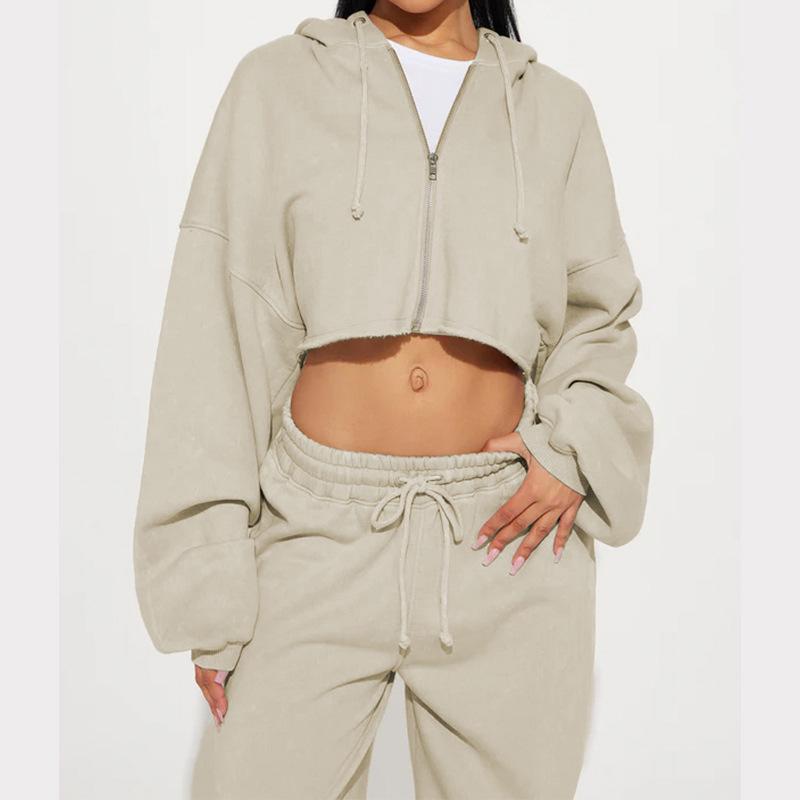 2026 New Spring Fall Women's Fashion Long Sleeve Sport Casual Hoodie Set 2 Piece Loose Slim Letter Print Top with Jogger Pants