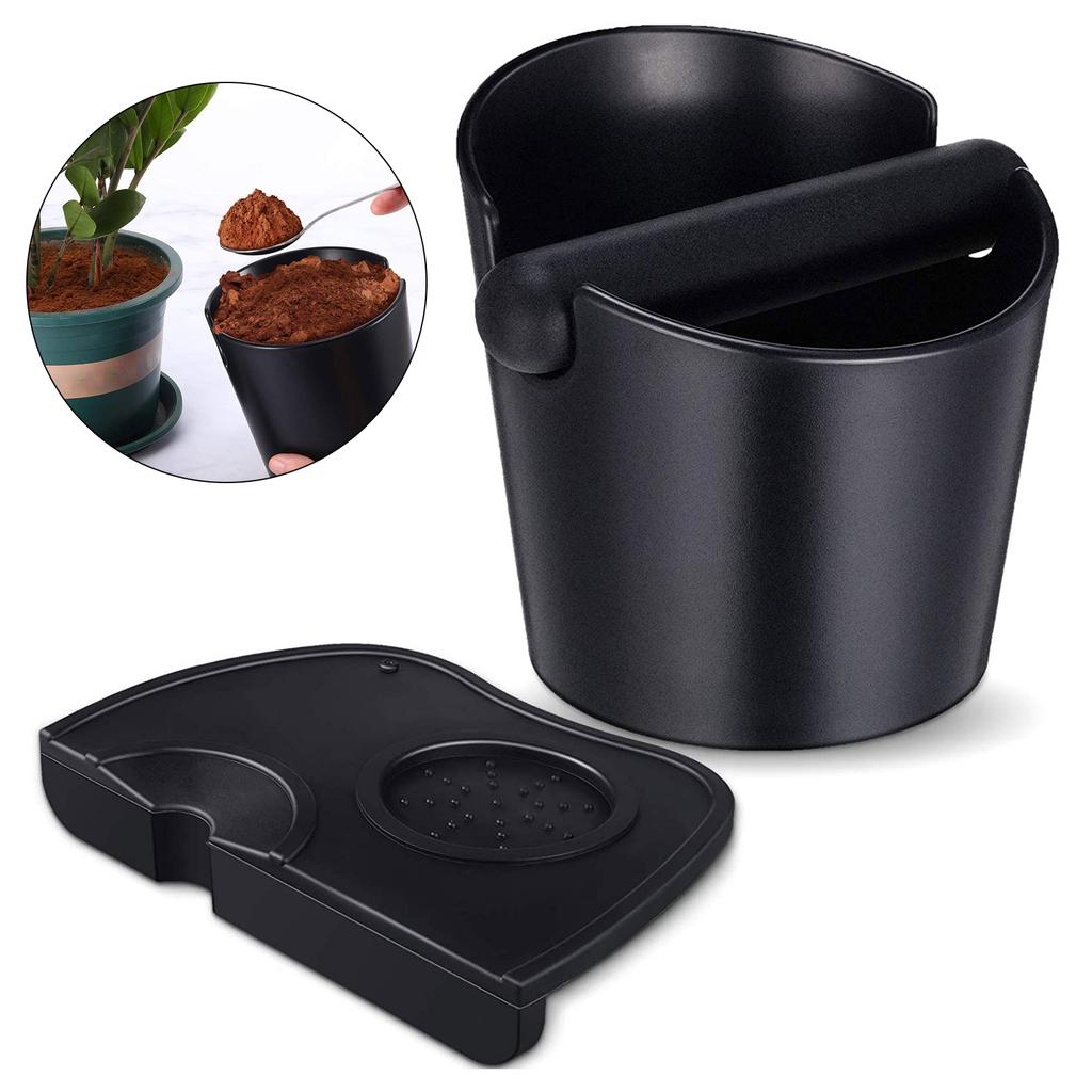 Коробка для выбивания кофейной гущи Эспрессо Нок-бокс Ударопоглощающая Прочная Бариста Эспрессо Контейнер для кофейной гущи Нескользящее основание