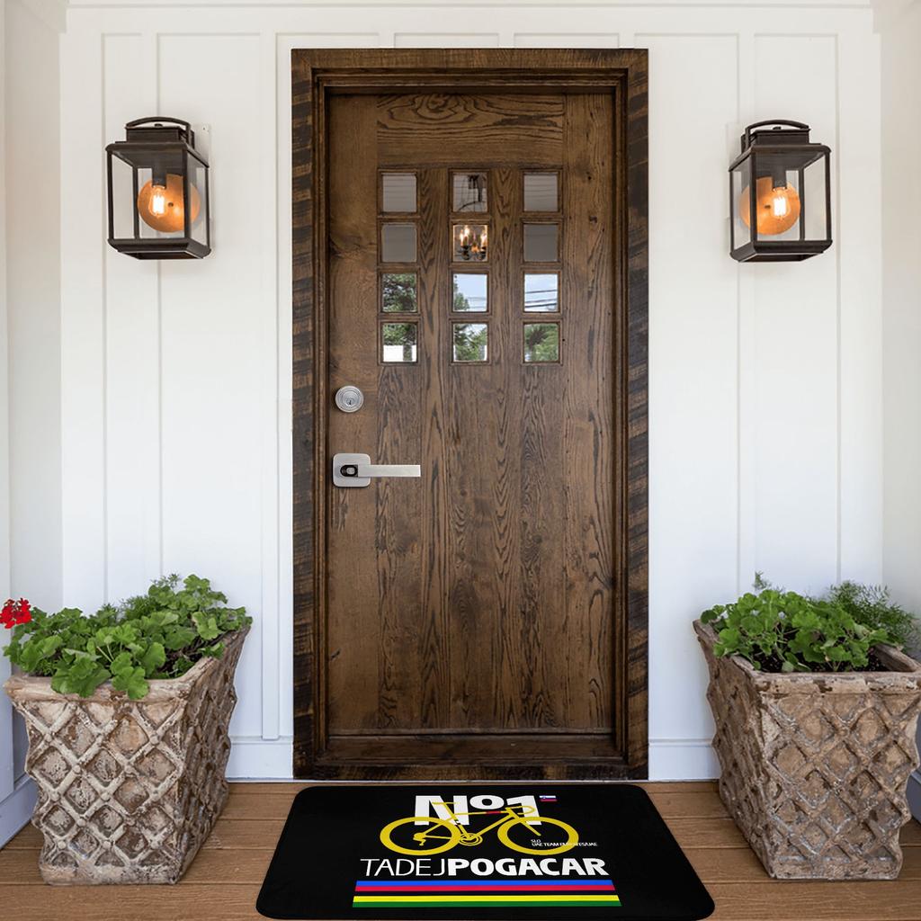 Cycling Team Tadej Pogacar Door Bathroom Kitchen Mats Anti-Slip Outdoor Doormat Bedroom Balcony Entrance Rug Carpet Footpad